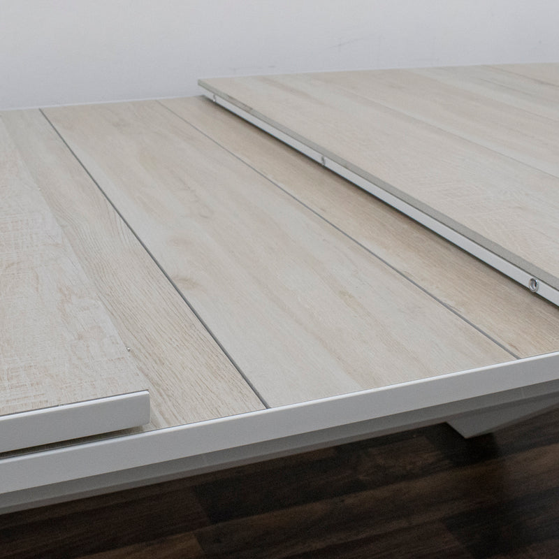 Cargue la imagen en el visor de la galería, Comedor Expandible 2 M / 2.6 M para Exterior o Jardin de Lujo Sultan + 8 Koshem Blanco