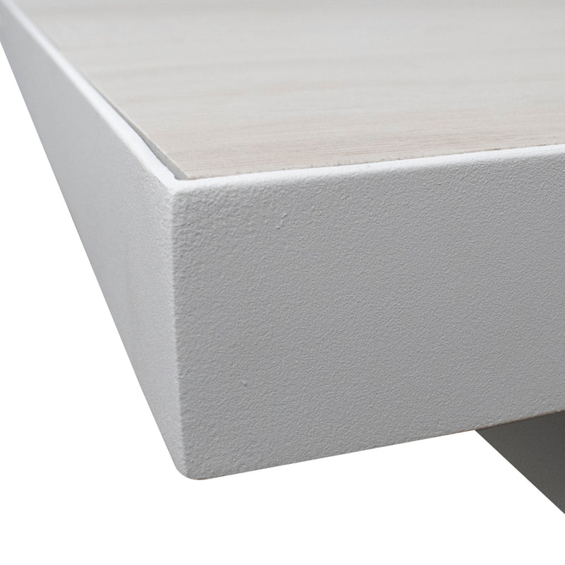 Cargue la imagen en el visor de la galería, Comedor Expandible 2 M / 2.6 M para Exterior o Jardin de Lujo Sultan + 8 Koshem Blanco