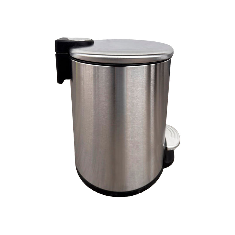 Cargue la imagen en el visor de la galería, Bote de basura chico de Acero inoxidable FCG con pedal de 5L redondo - FCGF43005-5L