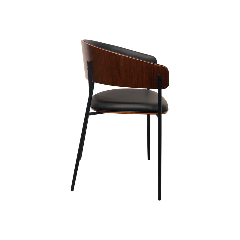 Cargue la imagen en el visor de la galería, Silla de madera para Interior 1001 color café & negro - 1001-JY6333XT2