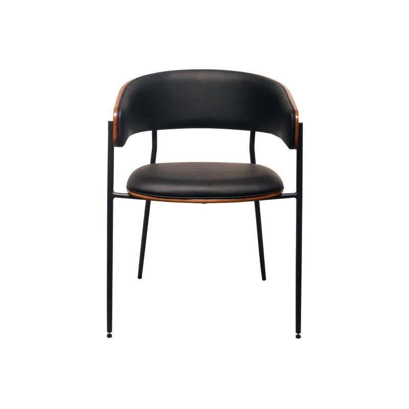 Cargue la imagen en el visor de la galería, Silla de madera para Interior 1001 color café & negro - 1001-JY6333XT2