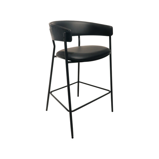 Silla Alta de Madera para Interior 1004 color Negro - 1004-JY3230XT