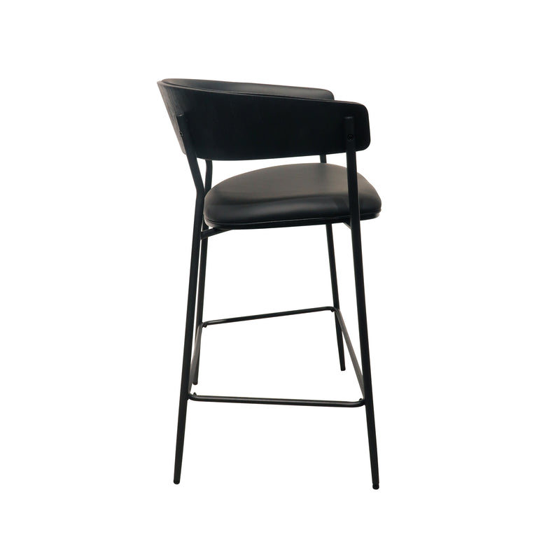 Cargue la imagen en el visor de la galería, Silla Alta de Madera para Interior 1004 color Negro - 1004-JY3230XT