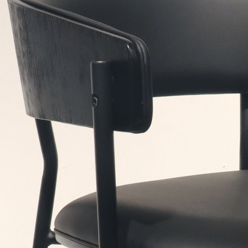 Cargue la imagen en el visor de la galería, Silla Alta de Madera para Interior 1004 color Negro - 1004-JY3230XT