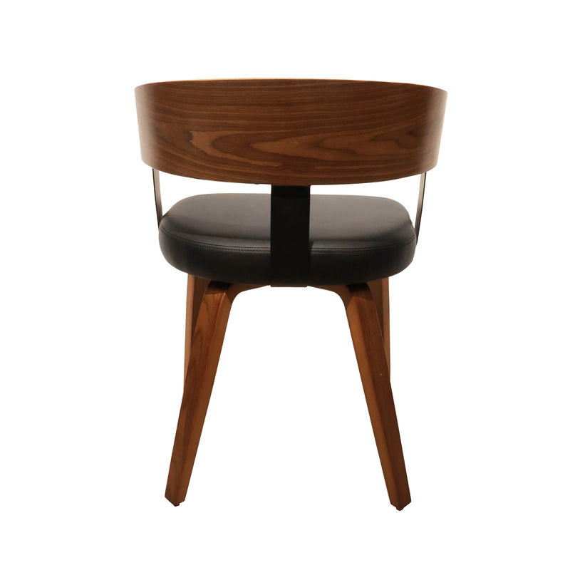 Cargue la imagen en el visor de la galería, Silla de madera para Interior 1005 color café & negro - 1005-JY6364XM2