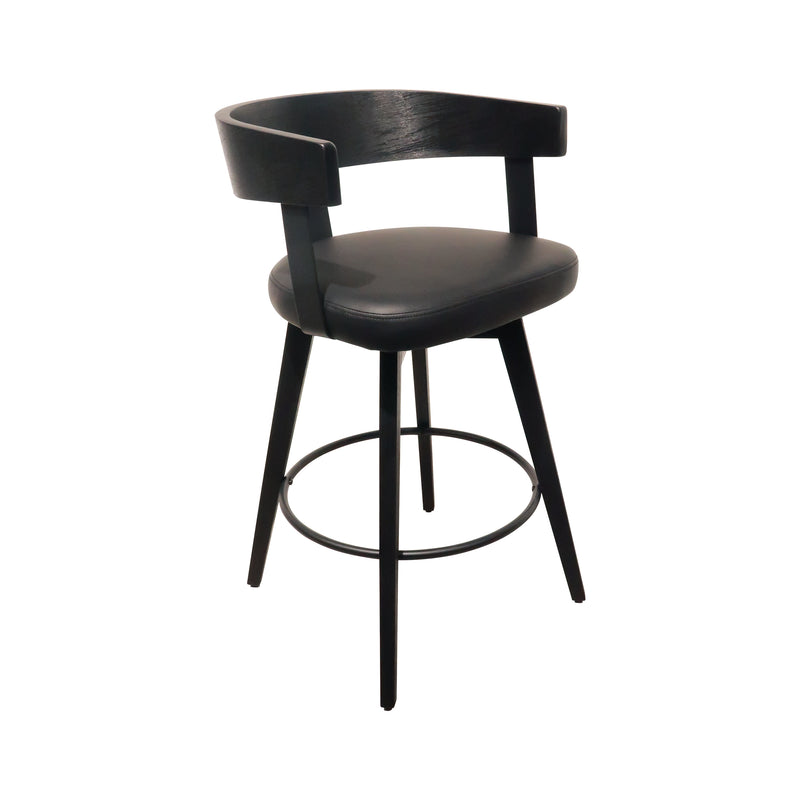 Cargue la imagen en el visor de la galería, Silla alta de madera para Interior 1008 color Negro - 1008-JY3193XM2