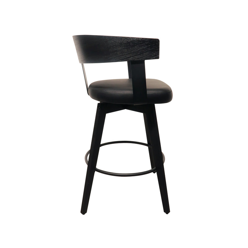 Cargue la imagen en el visor de la galería, Silla alta de madera para Interior 1008 color Negro - 1008-JY3193XM2