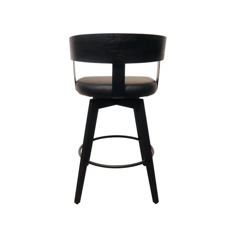 Cargue la imagen en el visor de la galería, Silla alta de madera para Interior 1008 color Negro - 1008-JY3193XM2