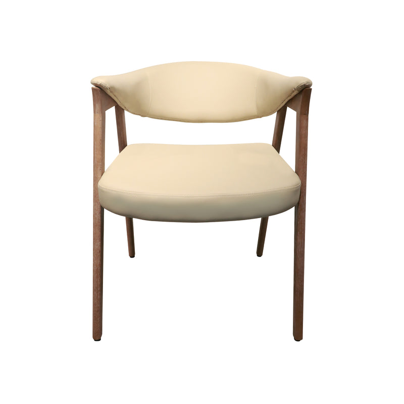 Cargue la imagen en el visor de la galería, Silla de Madera para Interior 1015 color crema - 1015-JY6410