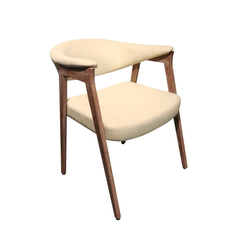 Cargue la imagen en el visor de la galería, Silla de Madera para Interior 1015 color crema - 1015-JY6410