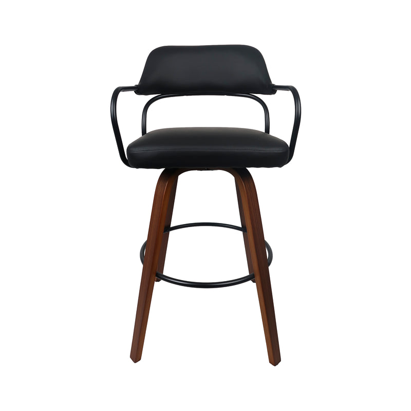 Cargue la imagen en el visor de la galería, Silla alta de interior 1050 colore negro con café - JY3246QM1050