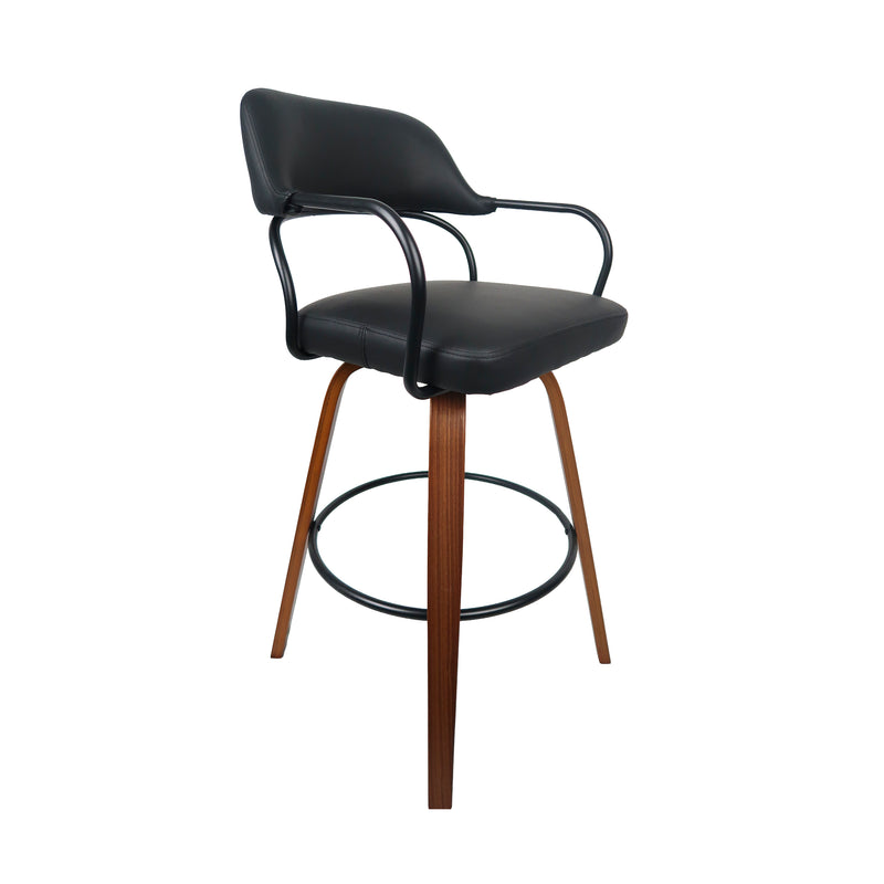 Cargue la imagen en el visor de la galería, Silla alta de interior 1050 colore negro con café - JY3246QM1050