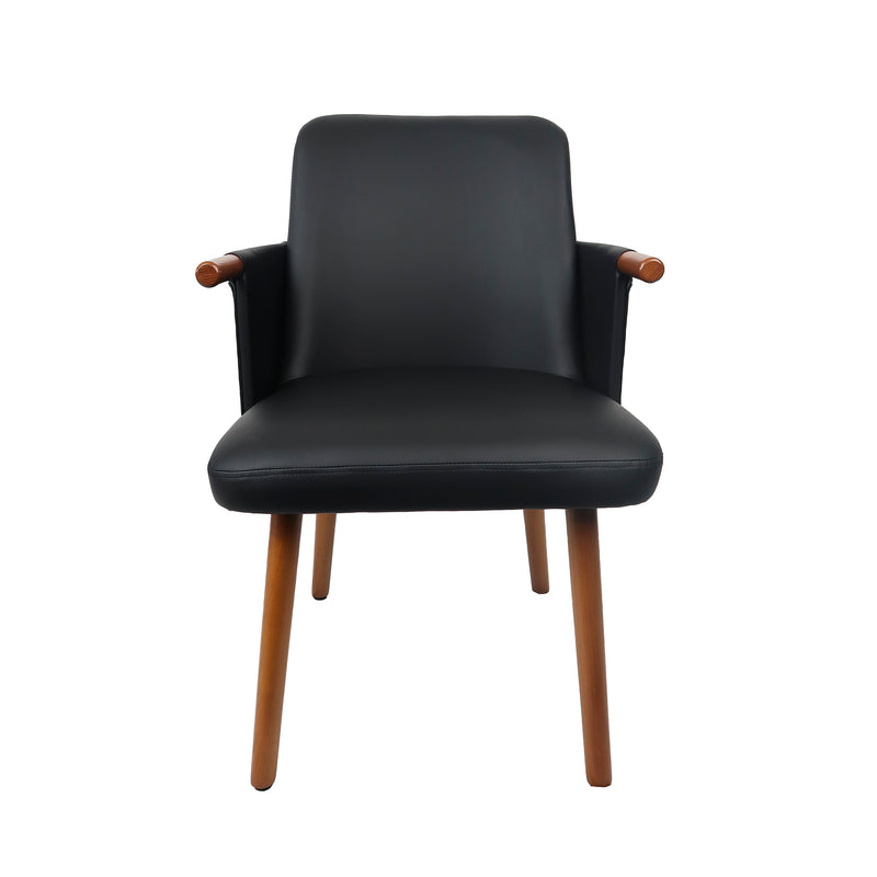 Cargue la imagen en el visor de la galería, Silla de Interior de Madera 1054 color negro - JY64471054