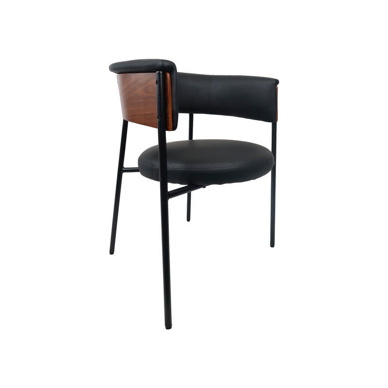 Cargue la imagen en el visor de la galería, Silla de interior 1060 color café con negro - JY111060