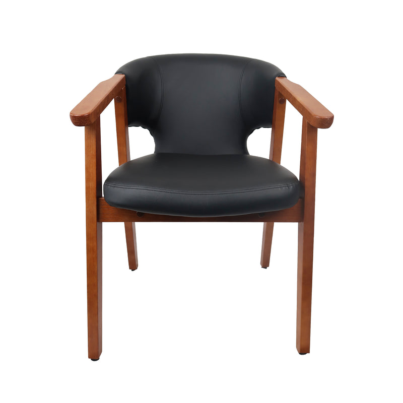 Cargue la imagen en el visor de la galería, Silla de interior de madera 1061 color negro - JY63861061