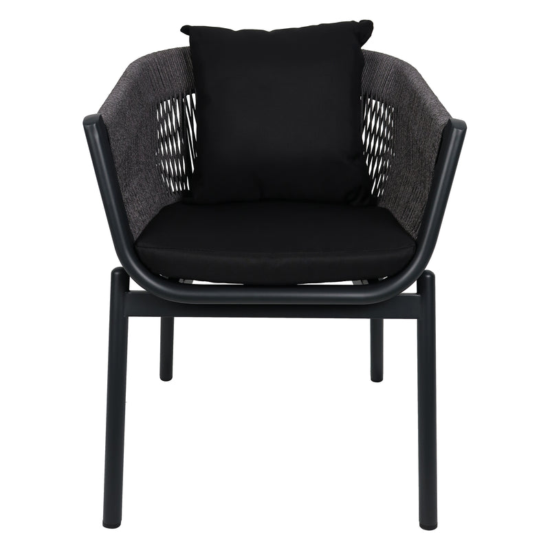 Cargue la imagen en el visor de la galería, Silla de Lazo Andy EQ para Exterior e Interior Color Carbón - 2200054