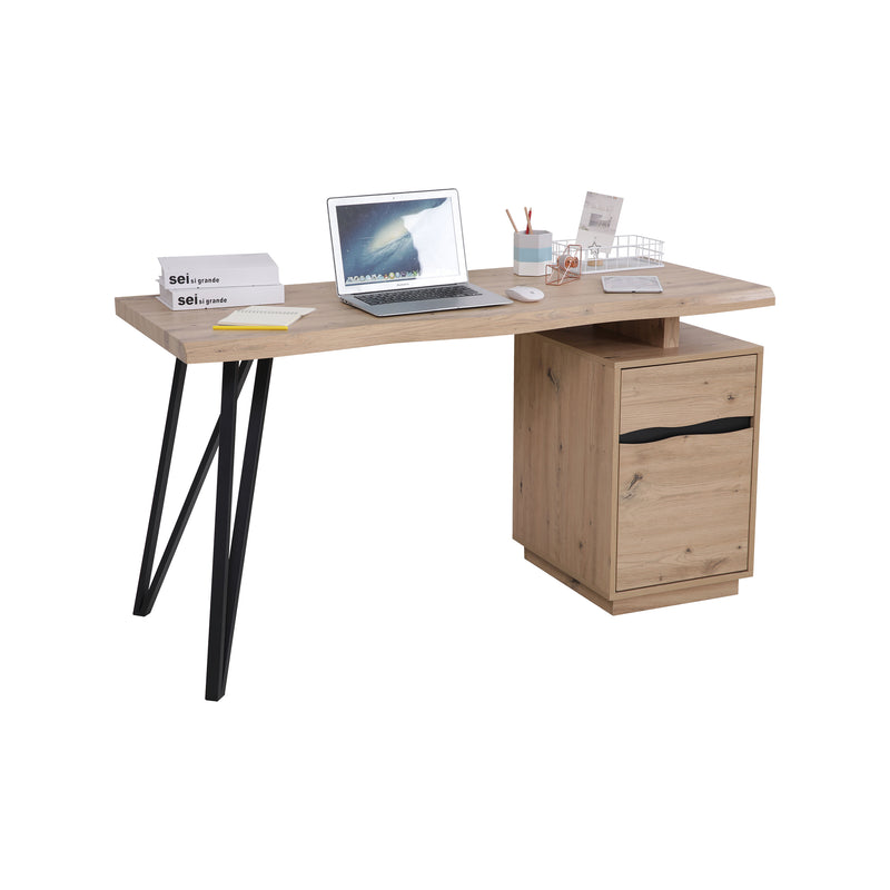 Cargue la imagen en el visor de la galería, Escritorio Rectangular 1.4 M 27669 color Natural - 27669