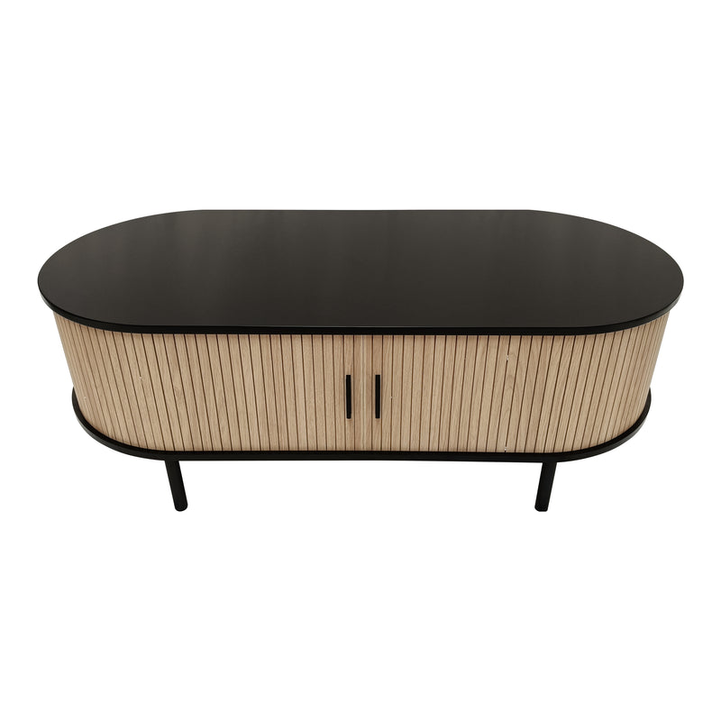 Cargue la imagen en el visor de la galería, Estante de TV 31280A 1.2 M  color Natural & Negro - 31280A