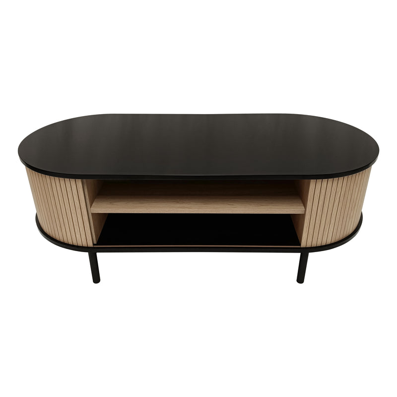 Cargue la imagen en el visor de la galería, Estante de TV 31280A 1.2 M  color Natural & Negro - 31280A