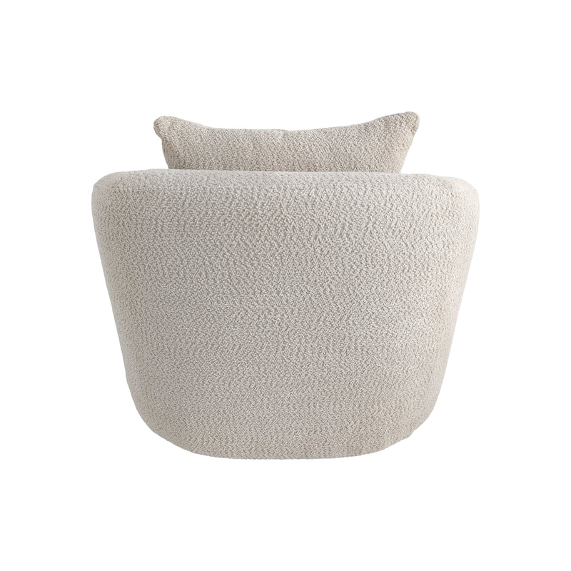 Cargue la imagen en el visor de la galería, Sillón de interior giradorio 360 color hueso - 76666