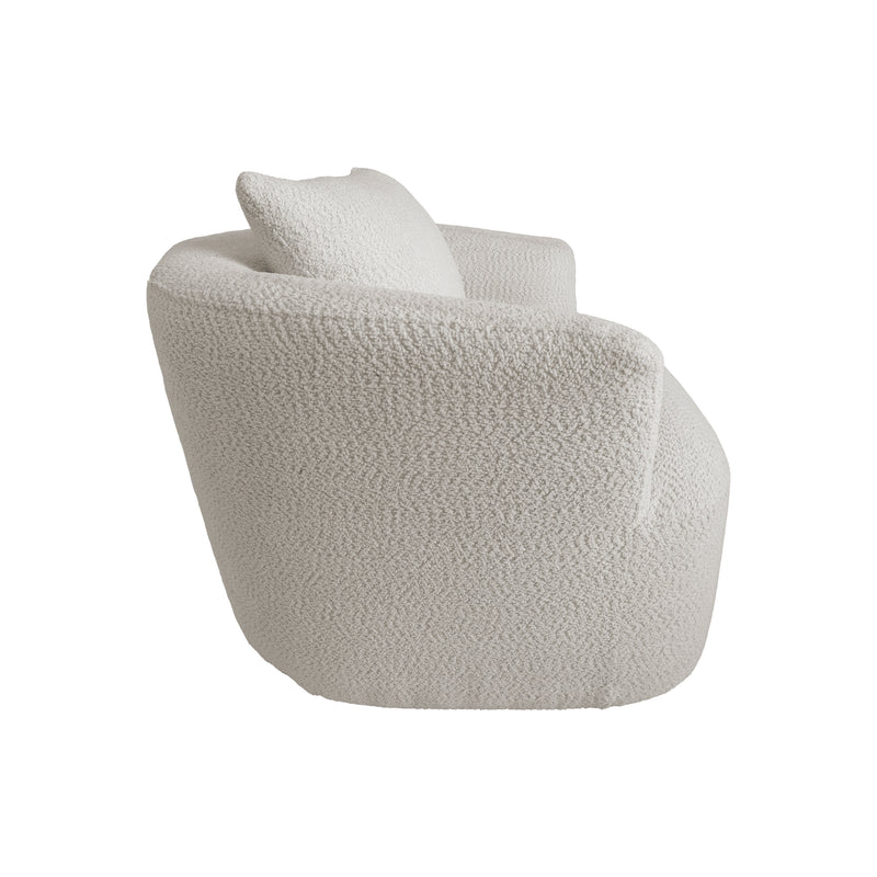 Cargue la imagen en el visor de la galería, Sillón de interior giradorio 360 color hueso - 76666