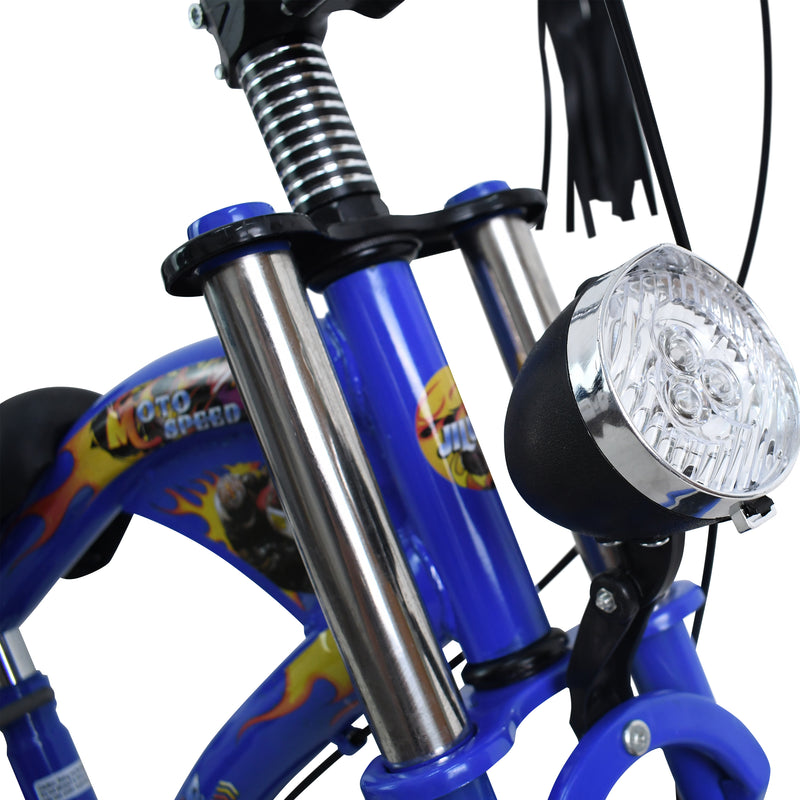 Cargue la imagen en el visor de la galería, Bicicleta Infantil de 16" JQ22-16color Azul- JQ2216-AZ