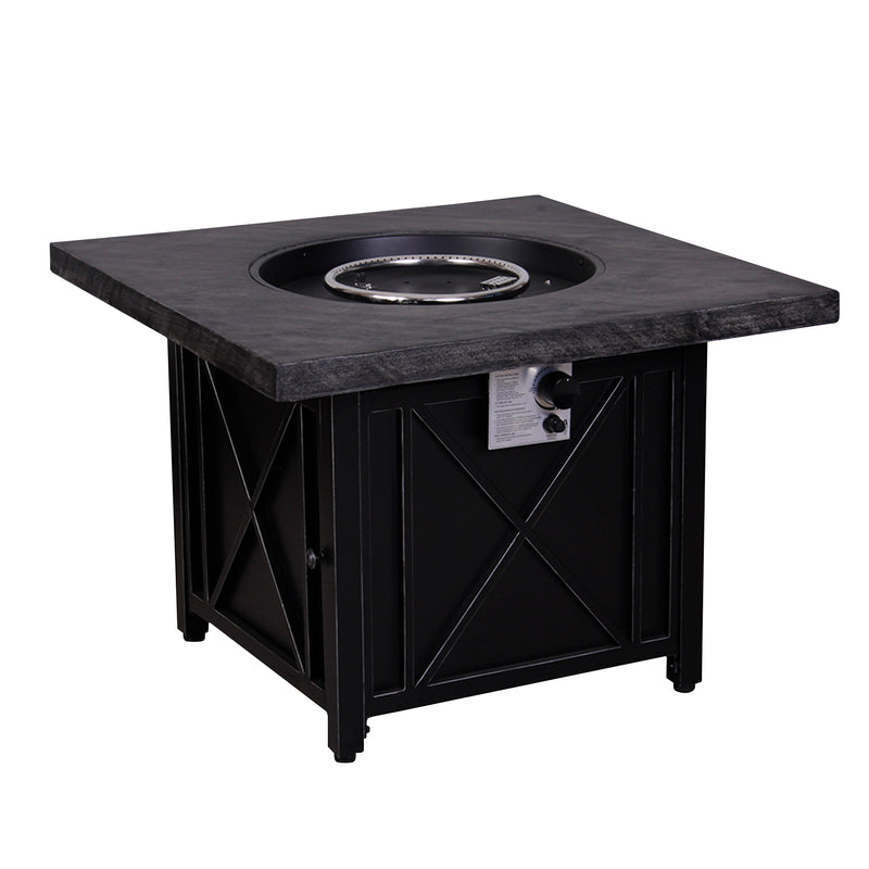 Load image into Gallery viewer, Square black fire pit - 41630