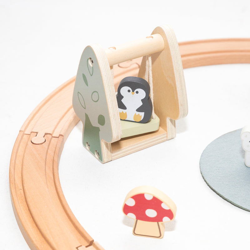 Cargue la imagen en el visor de la galería, Juego tren parque de diversiones 62 pz - 44307