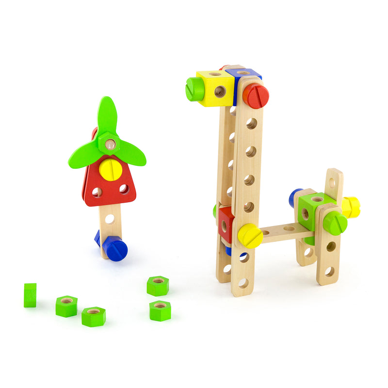 Cargue la imagen en el visor de la galería, Juguete juego de bloques de construcción 68 pz - 50382