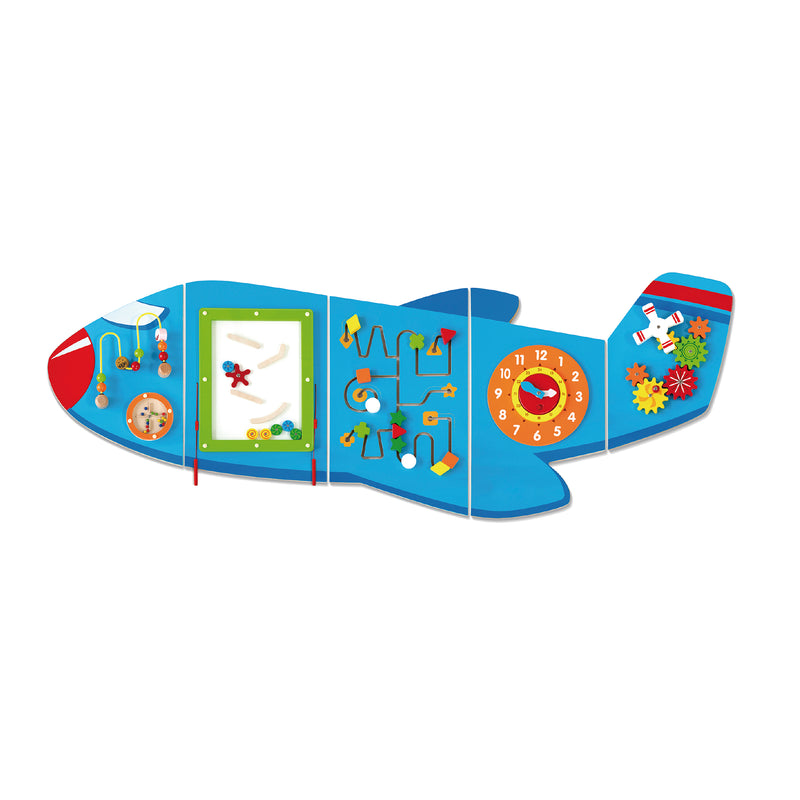 Load image into Gallery viewer, Juguete de pared Avión azul - 50673FSC