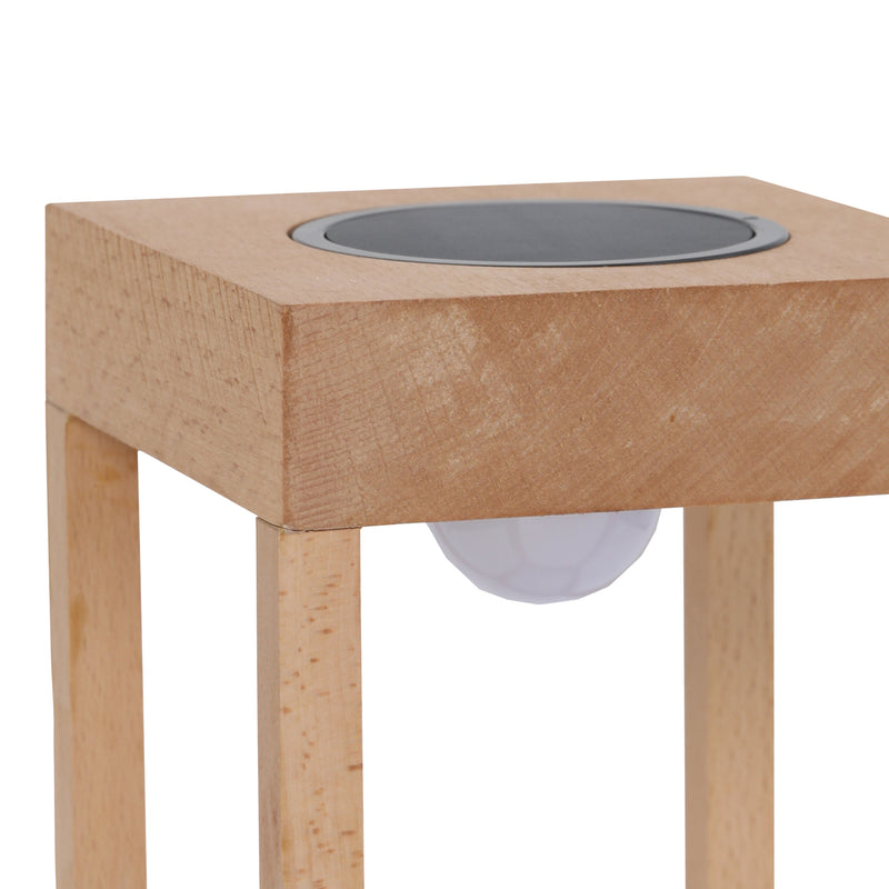 Cargue la imagen en el visor de la galería, Mesa alta con lampara solar 53268WD-H CasaEaster