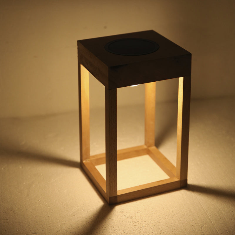 Cargue la imagen en el visor de la galería, Mesa alta con lampara solar 53268WD-H CasaEaster