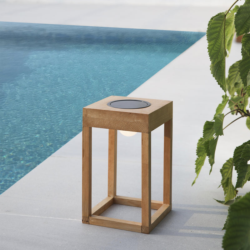 Cargue la imagen en el visor de la galería, Mesa alta con lampara solar 53268WD-H CasaEaster