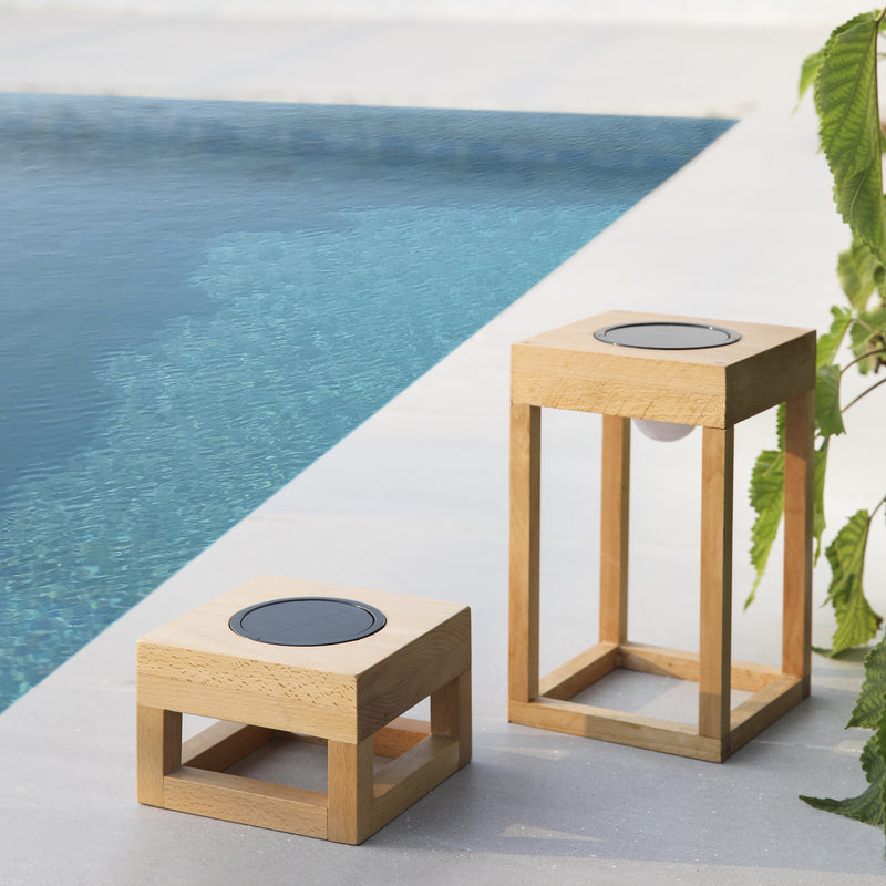 Cargue la imagen en el visor de la galería, Mesa con lampara solar 53268WD CasaEaster