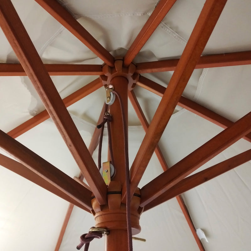 Cargue la imagen en el visor de la galería, Sombrilla CULIN 60100E con flecos, para Jardín color crema - 60100E