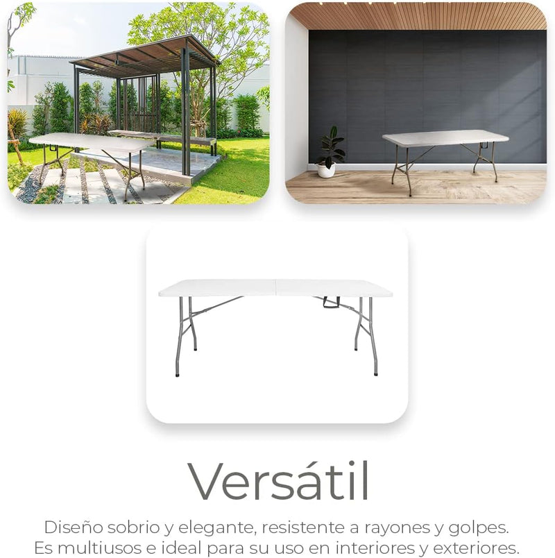 Cargue la imagen en el visor de la galería, Mesa Plegable de Plástico Para Exterior e Interior YAM-893-16