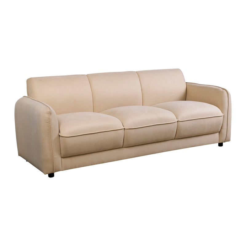 Cargue la imagen en el visor de la galería, Sofá triple de interior Mafs color beige - 762283