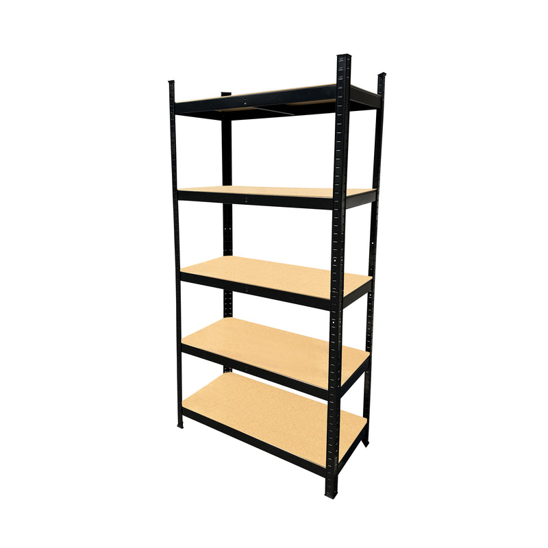 Cargue la imagen en el visor de la galería, Estante de servicio 89494F-5P Color negro 5 niveles - 89494F-5P