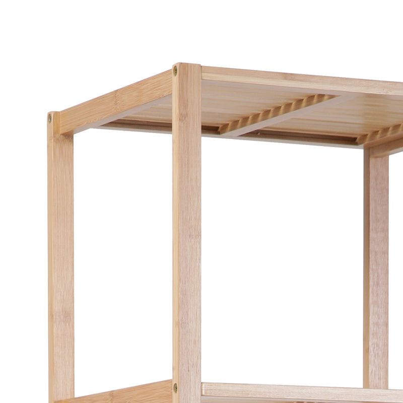 Cargue la imagen en el visor de la galería, Estante en 4 niveles de Bambú - 89700B-B