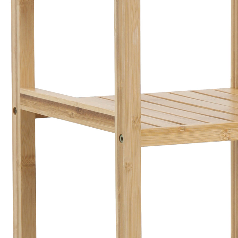 Cargue la imagen en el visor de la galería, Estante en 4 niveles de Bambú - 89703C-4B