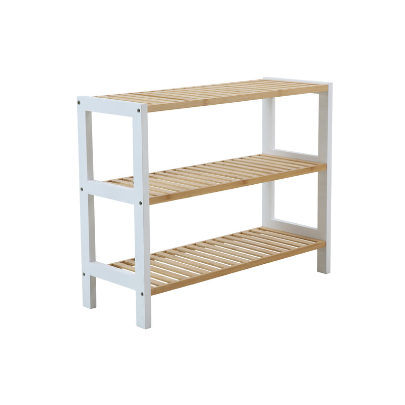Cargue la imagen en el visor de la galería, Zapatera en 3 niveles de Bambú - 89711A-3B