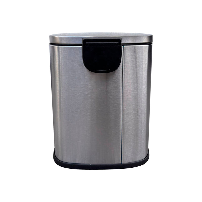 Cargue la imagen en el visor de la galería, Bote de basura chico de Acero inoxidable FCG con pedal de 8L ovalado - FCGSF430-8L