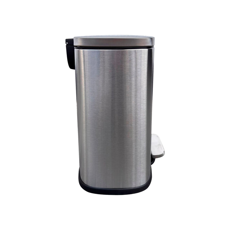 Cargue la imagen en el visor de la galería, Bote de basura chico de Acero inoxidable FCG con pedal de 8L ovalado - FCGSF430-8L