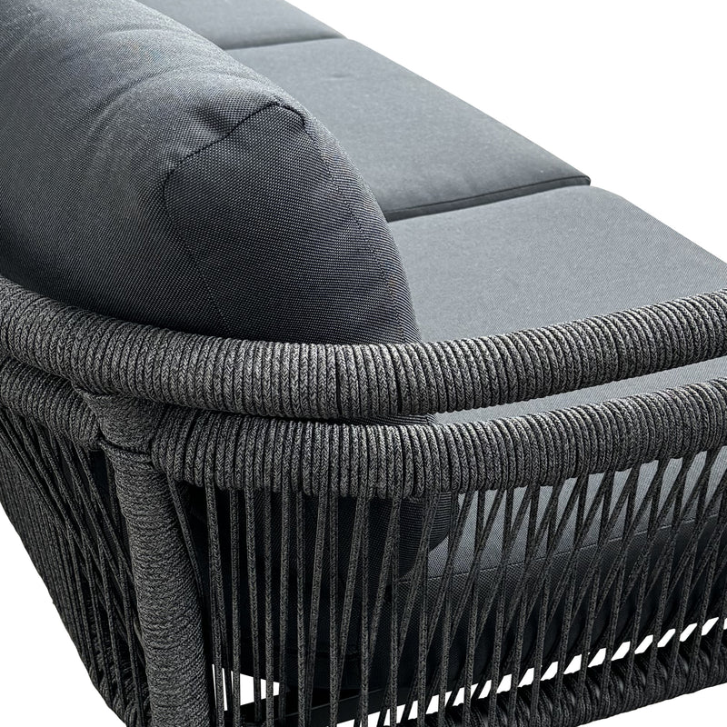 Cargue la imagen en el visor de la galería, Set tripe para exterior Acapulco de Aluminio color Carbon