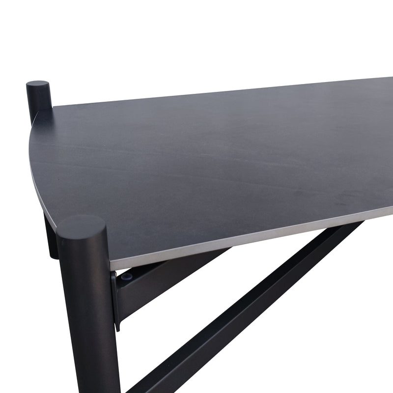 Cargue la imagen en el visor de la galería, Set triple Acapulco + mesa lighton color carbón - AC-LIGHT