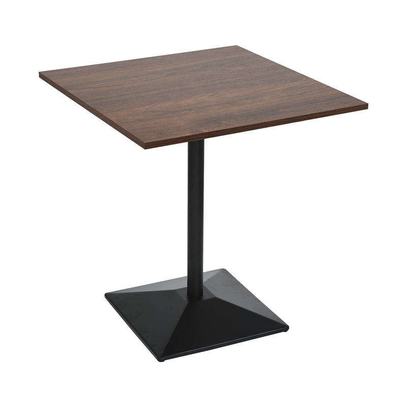 Cargue la imagen en el visor de la galería, Mesa de comedor de interior para restaurante AC 70x70 color Nogal oscuro - ACMA707075