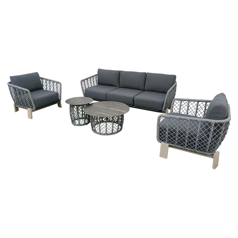 Cargue la imagen en el visor de la galería, Set triple Albricci color Carbón - GLA6323223KDTRI