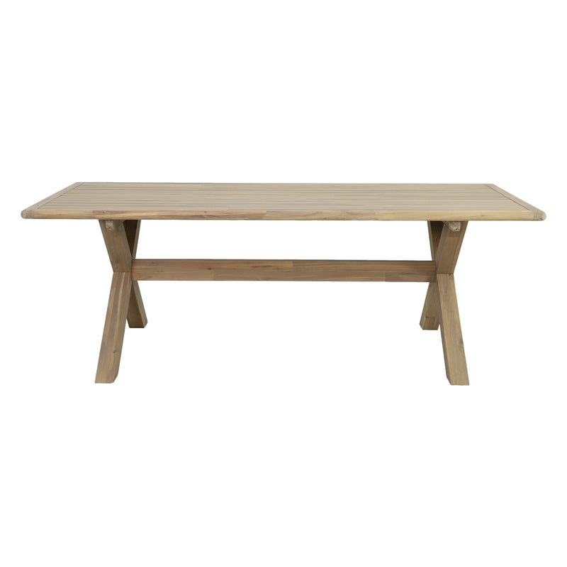 Cargue la imagen en el visor de la galería, Mesa de comedor rectangular Alps 2.2M color natural - HUC37941