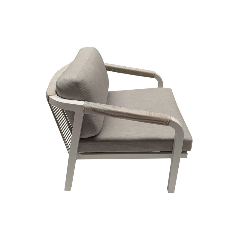 Cargue la imagen en el visor de la galería, Sillon Individual Color Blanco ANCONA - GL3A604021