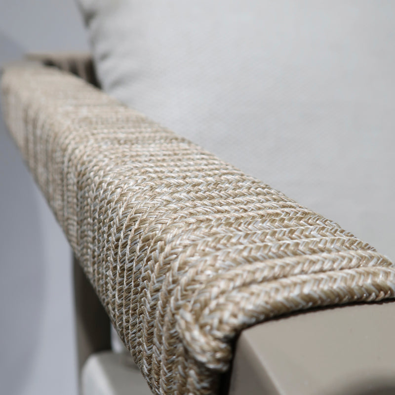 Load image into Gallery viewer, Ancona Aluminum Chair for Outdoor and Indoor Use, Champagne Color - GL3A503422